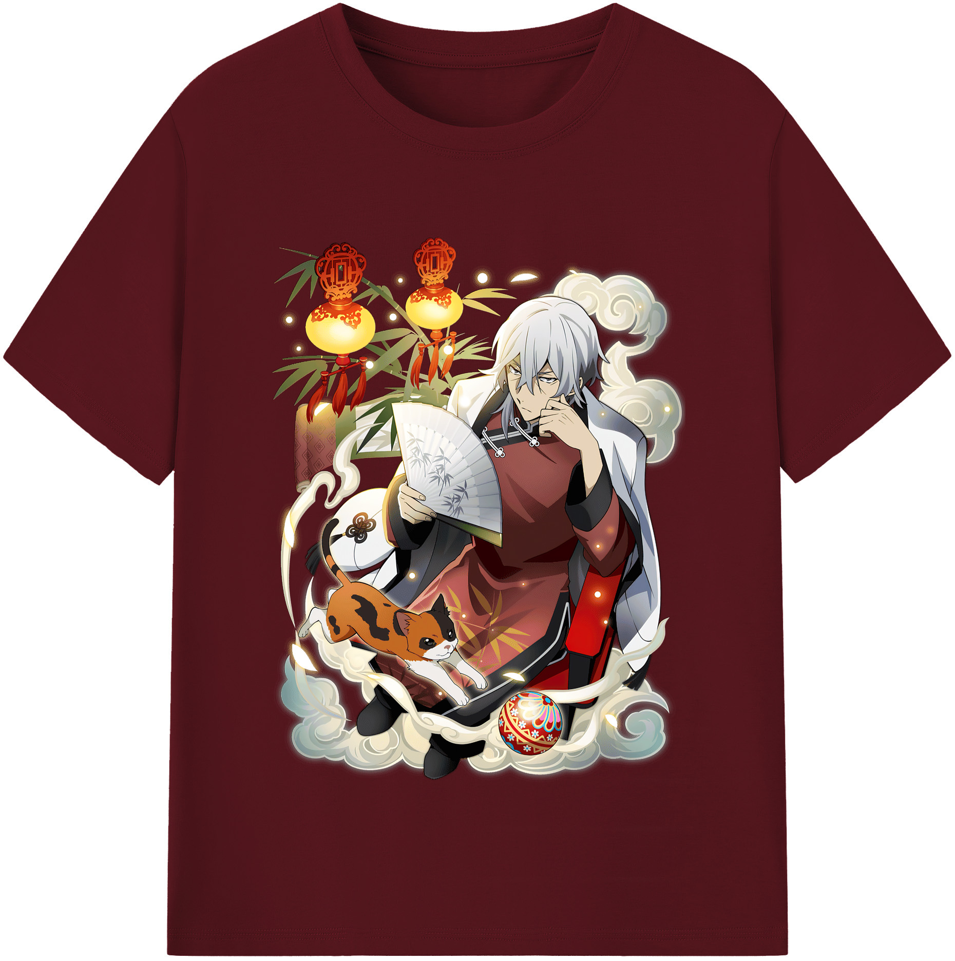 （画像用） 文豪ストレイドッグス Bungo Stray Dogs 綿100％半袖Tシャツ（フロントプリント）